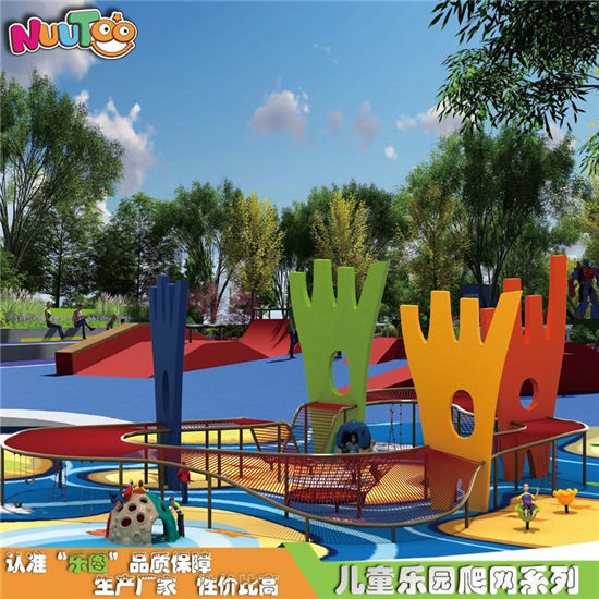 立體迷宮戶外繩網(wǎng)攀爬價格_樂圖非標游樂